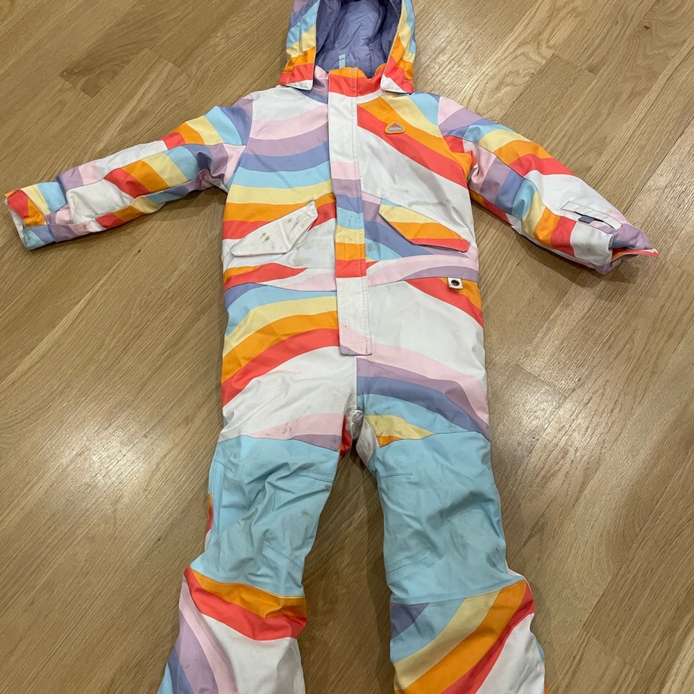 Girls size 5 Burton one piece snowsuit